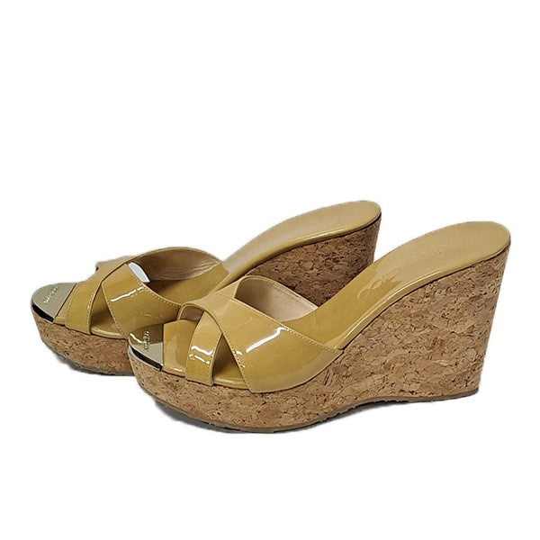 JIMMY CHOO ウェッジソールサンダル 古着・中古-3枚目のアイテム画像