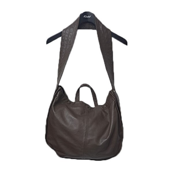 CCU TOBY WIDE SHOULDER BAGレザーショルダーバッグBG-06-COW 古着・中古-1枚目のアイテム画像