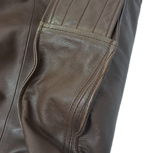 CCU TOBY WIDE SHOULDER BAGレザーショルダーバッグBG-06-COW 古着・中古-6枚目のアイテム画像