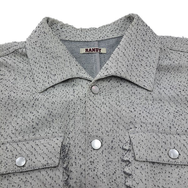Randy VOICE DENIM SHIRTネップデニムシャツジャケットSS23-RSH01 古着・中古-3枚目のアイテム画像