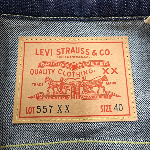 LEVI’S VINTAGE CLOTHING 557XX デニムジャケット 1961年モデル Type3 3rdタイプGジャン74998-0003 古着・中古-5枚目のアイテム画像
