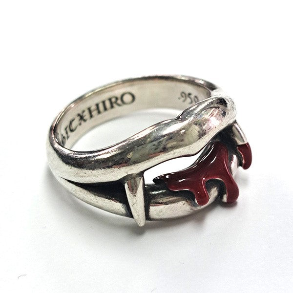 GOTHIC YOHJI YAMAMOTO BLOOD RED RINGブラッドレッドリング リップデザインリングHA-A96-920-1-06 古着・中古-6枚目のアイテム画像