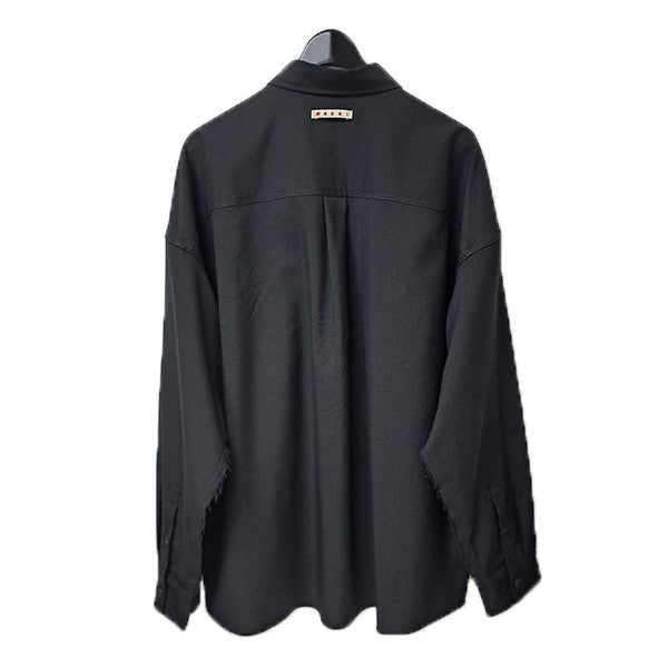 MARNI 25SSトロピカルウールドッキングシャツCUMU0278UD 古着・中古-2枚目のアイテム画像