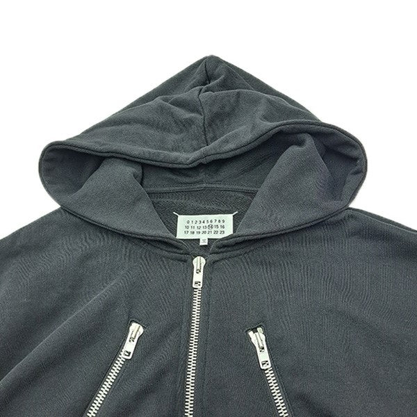 八の字ZIPパーカー 5zipスウェットパーカーS50HG0032