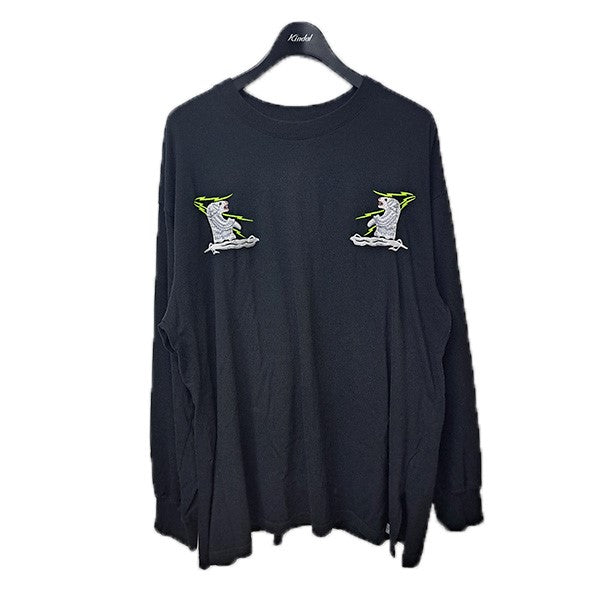SKA LONG TEEスカロングティー　スカジャンモチーフカットソーKR-TEE-U11