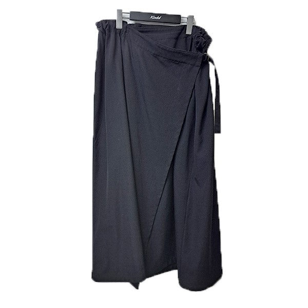 GABARDINE WOOL SKIRTギャバジンウールスカート　巻きスカートHV-S17-100