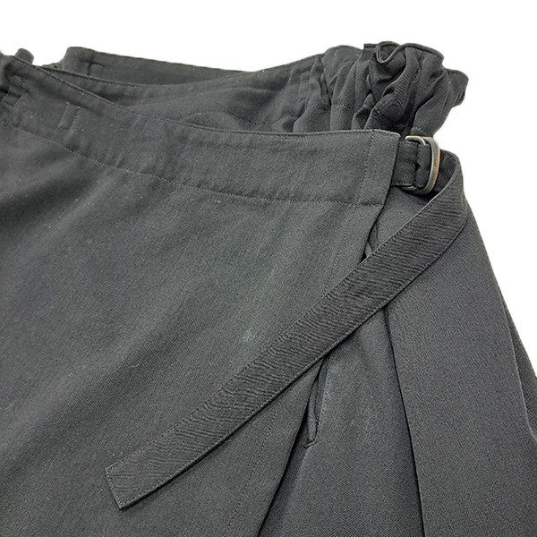 GABARDINE WOOL SKIRTギャバジンウールスカート　巻きスカートHV-S17-100