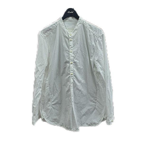THE BOTANIST SHIRTボタニストシャツ　バンドカラーシャツ