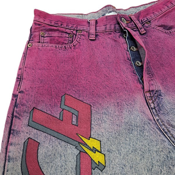 doublet 25SSANIME HAND PAINTING DENIM PANTSアニメプリントデニムパンツ25SS06PT296 古着・中古-3枚目のアイテム画像