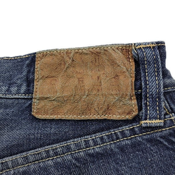 14oz． DENIM 5POCKET WIDE PANTSビンテージワイドデニムパンツGL42579H