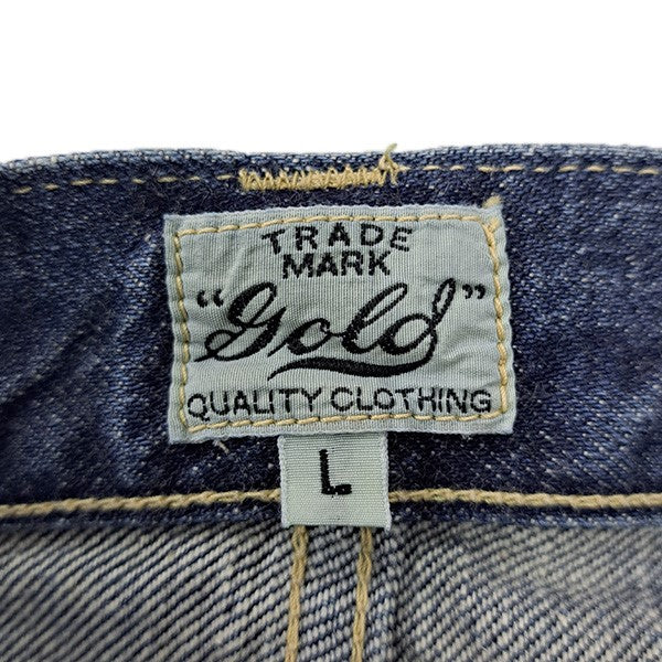 14oz． DENIM 5POCKET WIDE PANTSビンテージワイドデニムパンツGL42579H