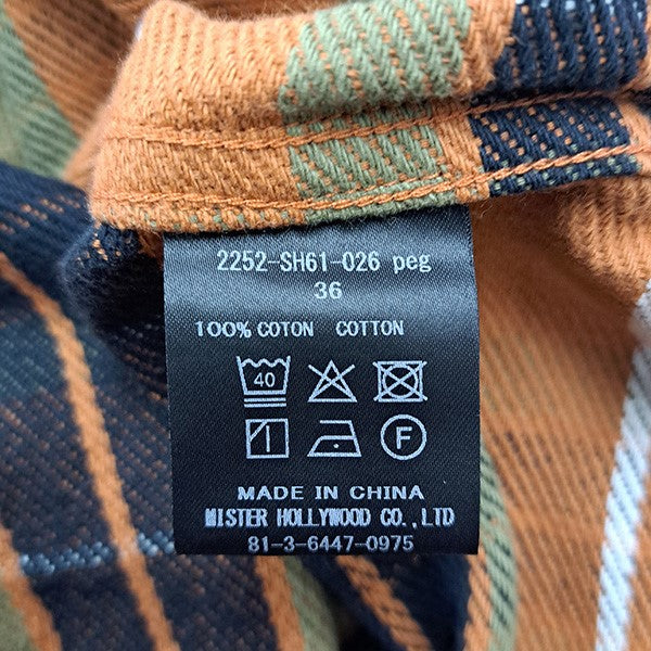 N．HOOLYWOOD×BIG MAC 25AWCOMPILE BIG MAC SHIRTチェックネルシャツ2252-SH61-026 古着・中古-7枚目のアイテム画像