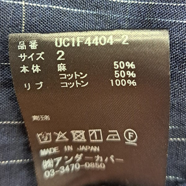 26SSリネンコットンオープンカラーシャツUC1F4404-2