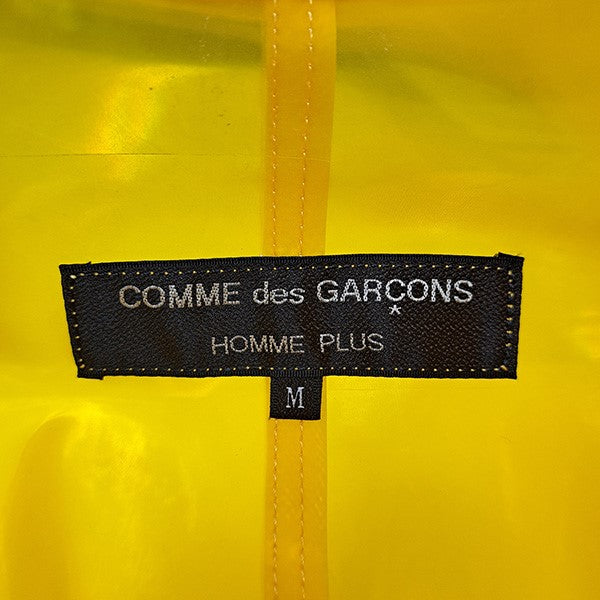COMME des GARCONS HOMME PLUS 96SSリフレクター期オールビニールZIPUPジャケットPJ-100670 古着・中古-6枚目のアイテム画像
