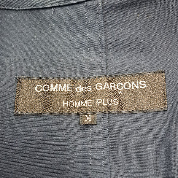 COMME des GARCONS HOMME PLUS 96SSリフレクター期ビニールパッチコットンZIPUPジャケットPJ-100640 古着・中古-6枚目のアイテム画像