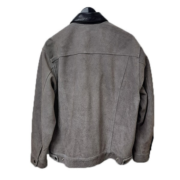 WACKO MARIA 24AWSUEDE TRUCKER JACKETスウェードトラッカージャケット24FW-WMO-BL08 古着・中古-2枚目のアイテム画像