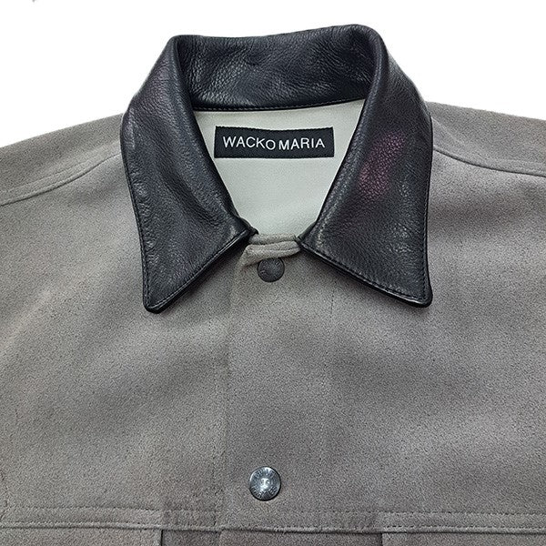WACKO MARIA 24AWSUEDE TRUCKER JACKETスウェードトラッカージャケット24FW-WMO-BL08 古着・中古-3枚目のアイテム画像