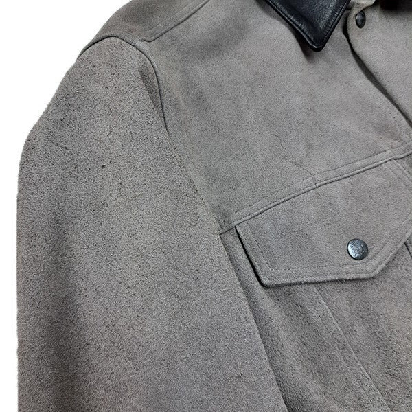 WACKO MARIA 24AWSUEDE TRUCKER JACKETスウェードトラッカージャケット24FW-WMO-BL08 古着・中古-4枚目のアイテム画像