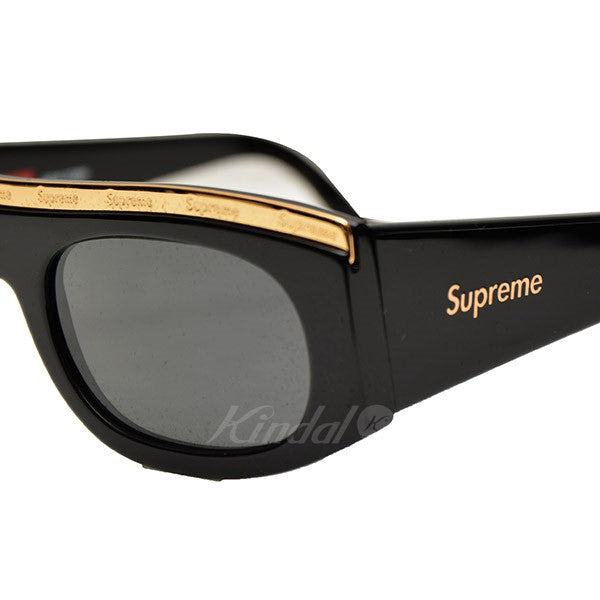 Supreme(シュプリーム) Goldtop サングラス ブラック×ゴールド サイズ ...