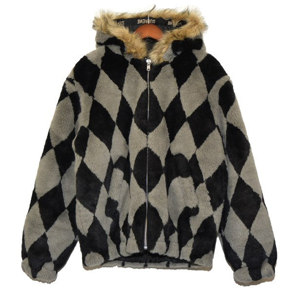 Supreme Diamond Faux ファー ジャケット　2018aw Supreme(シュプリーム) 2018AW Diamond Faux Fur Jacket ダイヤモンド