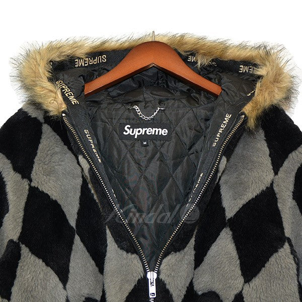 Supreme(シュプリーム) 2018AW Diamond Faux Fur Jacket ダイヤモンド