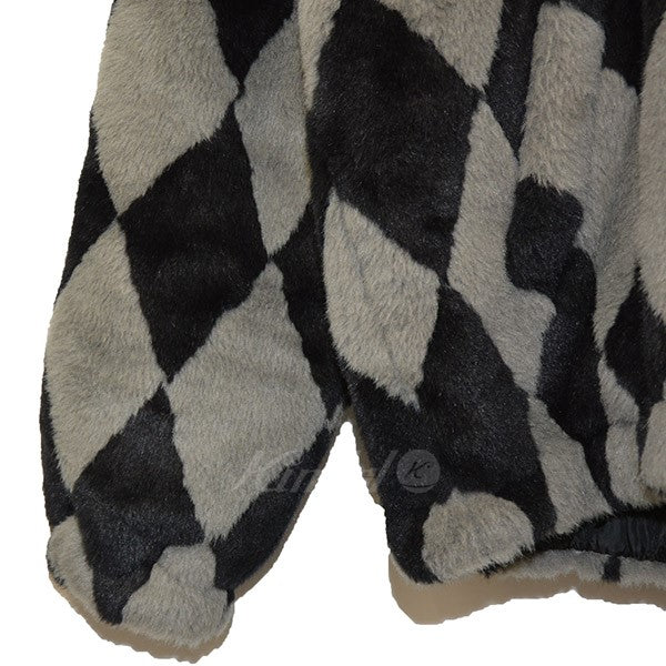 2018FWシュプリームファージャケット Supreme(シュプリーム) 2018AW Diamond Faux Fur Jacket ダイヤモンド