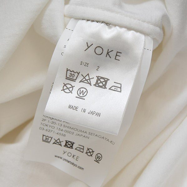 YOKE(ヨーク) OVERSIZED INSIDE-OUT TEE　オーバーサイズTシャツ