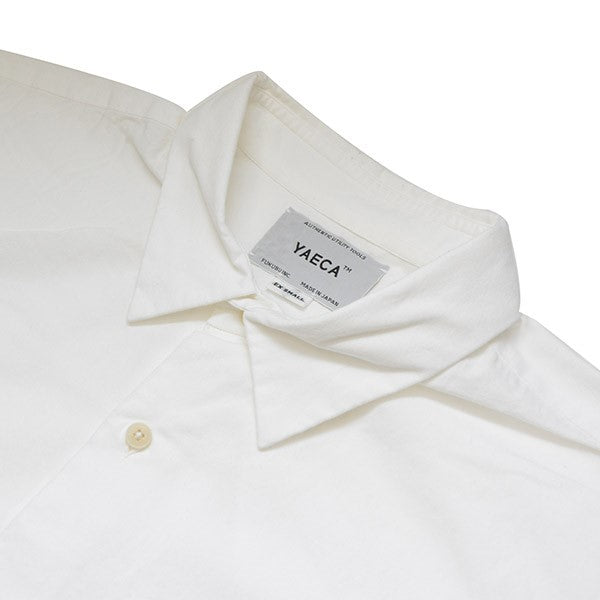 YAECA(ヤエカ) ボタンシャツS／Sワイド　ワイド半袖シャツ