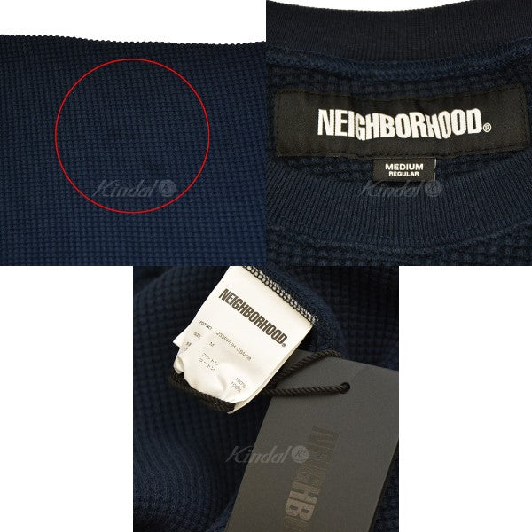 NEIGHBOR HOOD(ネイバーフッド) 2023AW　WAFFLE FABRIC CREWNECK LS　サーマルロングスリーブTシャツ