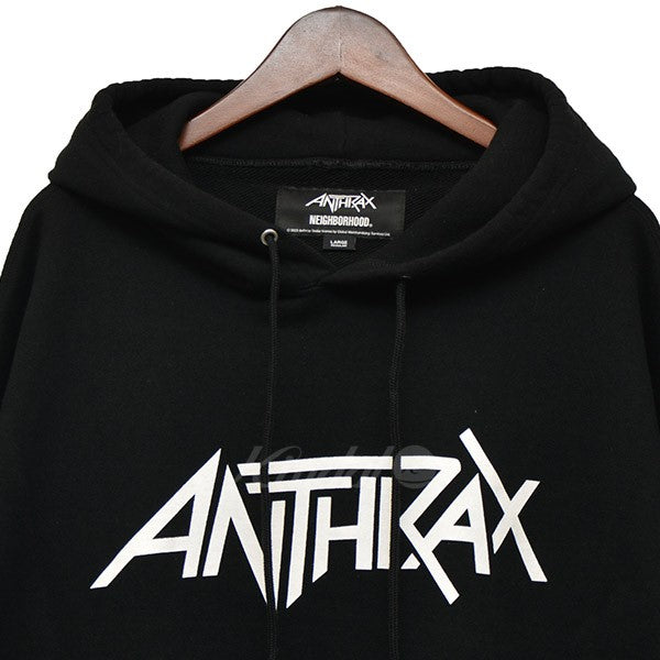 NEIGHBOR HOOD(ネイバーフッド) 2023AW NH X ANTHRAX SWEATPARKA プルオーバーパーカー  232UWNH-CSM02S ブラック サイズ L｜【公式】カインドオルオンライン ブランド古着・中古通販【kindal】