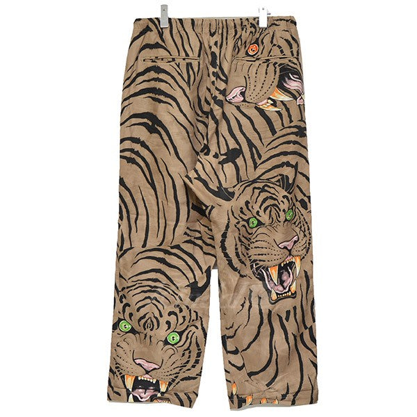 WACKO MARIA(ワコマリア) Tiger Relax Pants タイガーイージーパンツ 虎柄パンツ ブラック×ベージュ サイズ  XL｜【公式】カインドオルオンライン ブランド古着・中古通販【kindal】