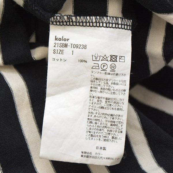 格安正規品21AW Kolor beacon モックネックカットソー 3 Tシャツ/カットソー(七分/長袖)