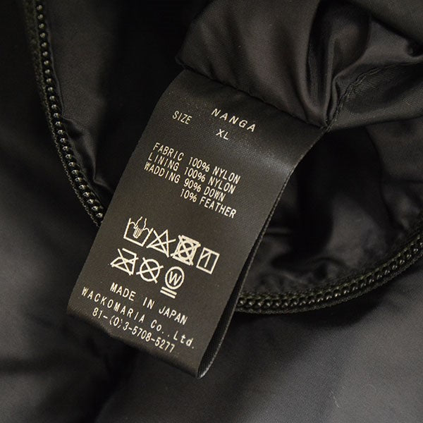 WACKO MARIA×NANGA 2023AW DOWN JACKET ダウンジャケット