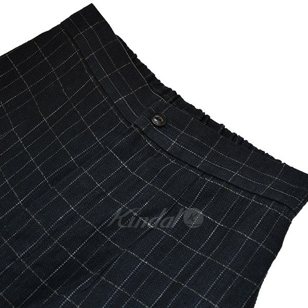 ARTS＆SCIENCE(アーツアンドサイエンス) Sarrouel trousers サルエルチェックパンツ 0221-L301G-1125  ネイビー サイズ 16｜【公式】カインドオルオンライン ブランド古着・中古通販【kindal】