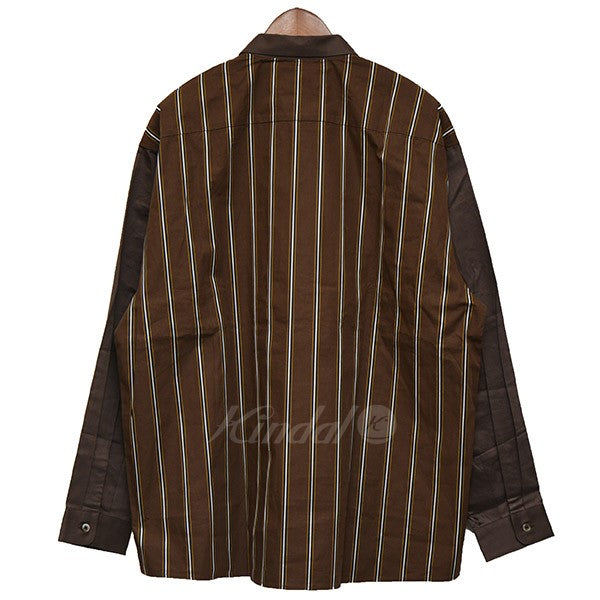 SON OF THE CHEESE(サノバチーズ) Stripe Cleric Shirt クレリック 