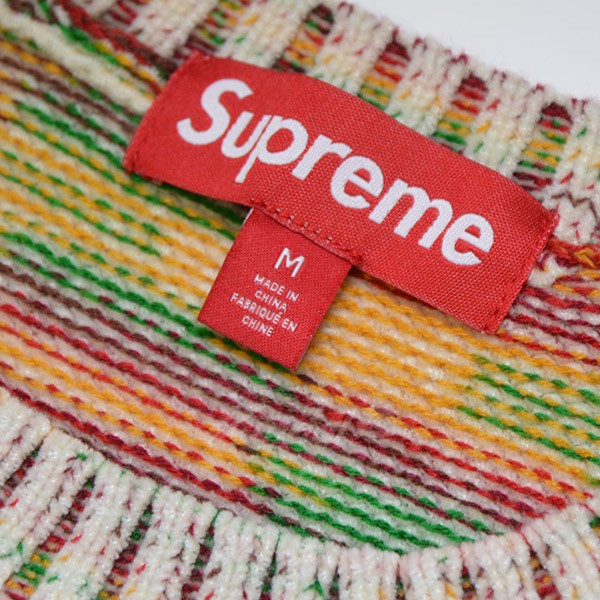 Supreme(シュプリーム) 2024SS　Contrast Arc Sweater　ニット　セーター