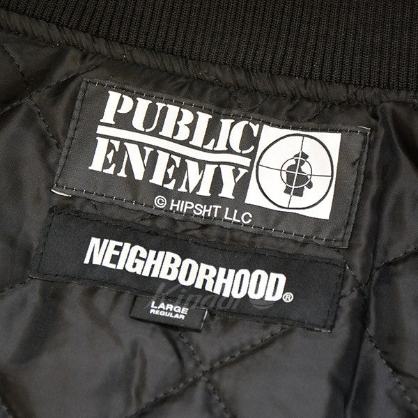 NEIGHBOR HOOD×PUBLIC ENEMY×MAJESTIC 2023AW BASEBALL JACKET ベース ...