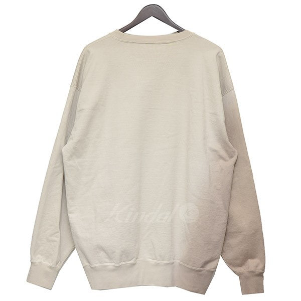 AURALEE(オーラリー) ORGANIC COTTON COMPACT GRADATION DYED SWEAT