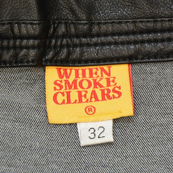 【新作登場】WHEN SMOKE CLEARS 　レザーパンツ パンツ