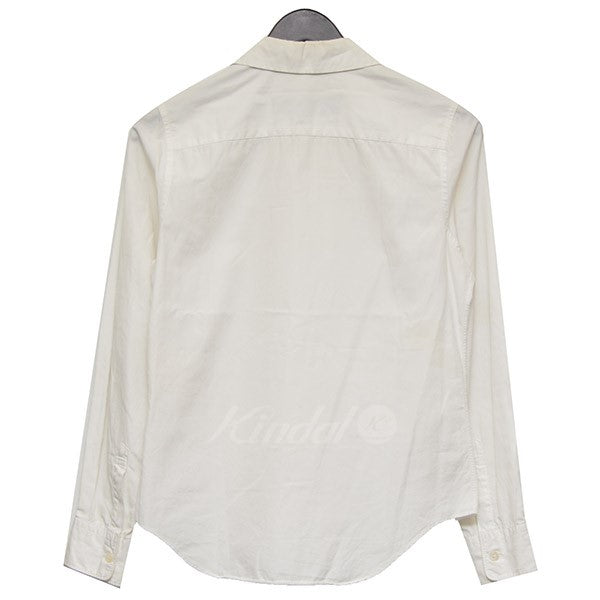 COMME des GARCONS(コムデギャルソン) 丸襟シャツ ホワイト サイズ 14 