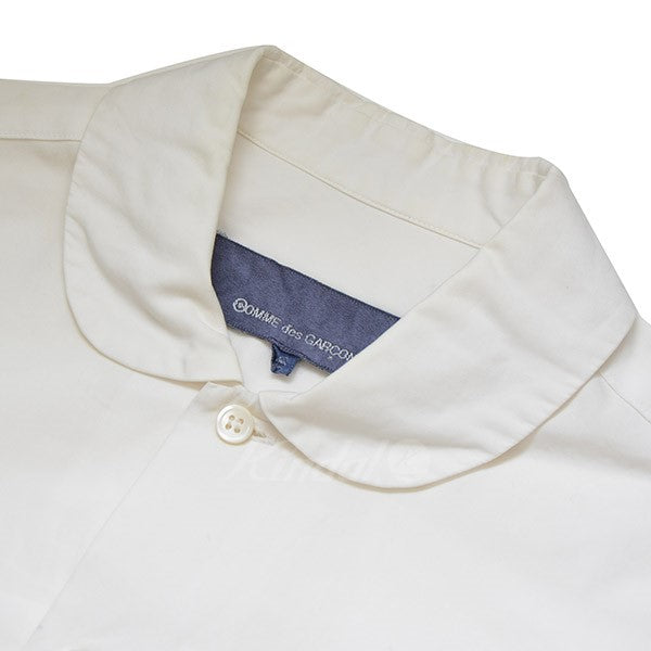 COMME des Garcons(コムデギャルソン) 丸襟シャツ ホワイト サイズ:S レディース シャツ 中古・古着