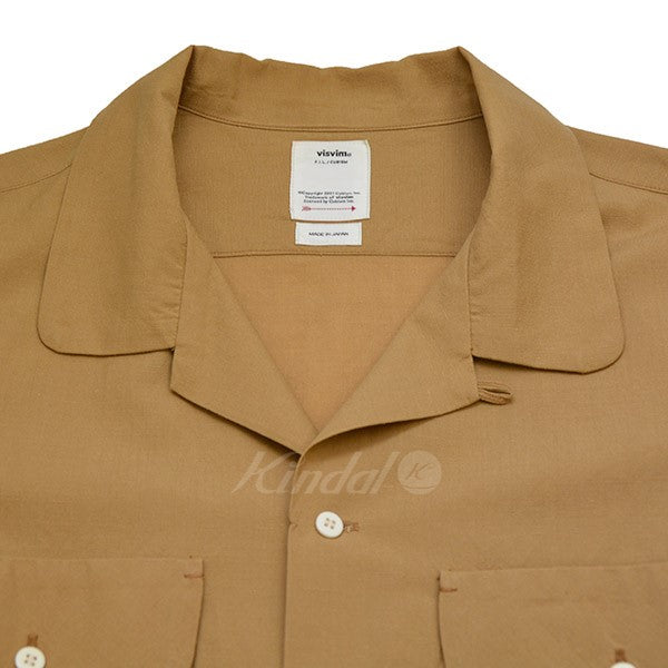 VISVIM(ビズビム) BOOMER SHIRT L／S　オープンカラーシャツ　開襟シャツ