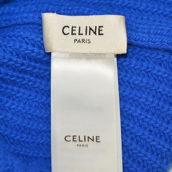 CELINE(セリーヌ) ロゴ刺繍ニットキャップ　ビーニー