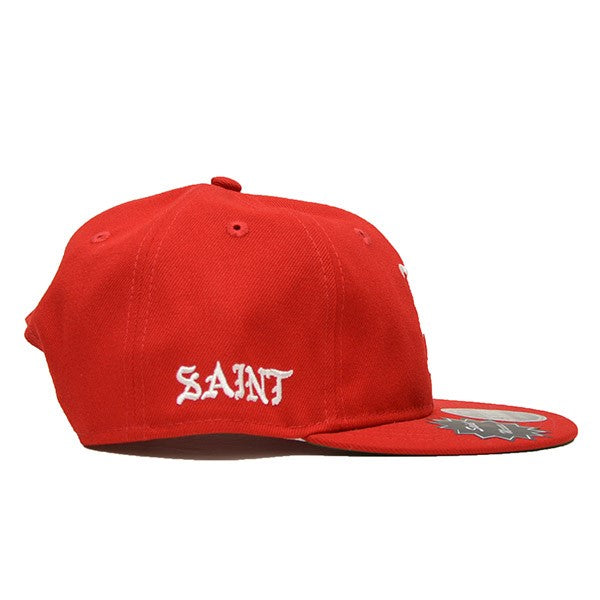 SAINT MICHAEL×NEW ERA MX NE CAP キャップ 14200563 レッド サイズ 15 