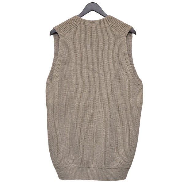 BATONER(バトナー) SIGNATURE RIB V-NECK VEST ニットベスト BN-21FL-032 BN-21FL-032 ベージュ  サイズ 2｜【公式】カインドオルオンライン ブランド古着・中古通販【kindal】