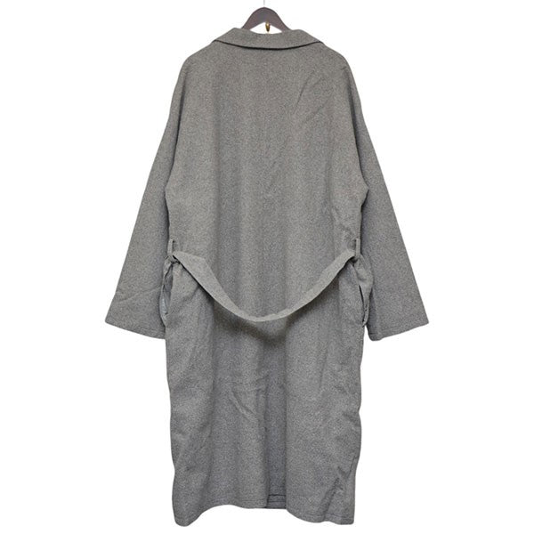 2022AW　Drawstring robe coat　ロングローブコート　0223-U1049-3047