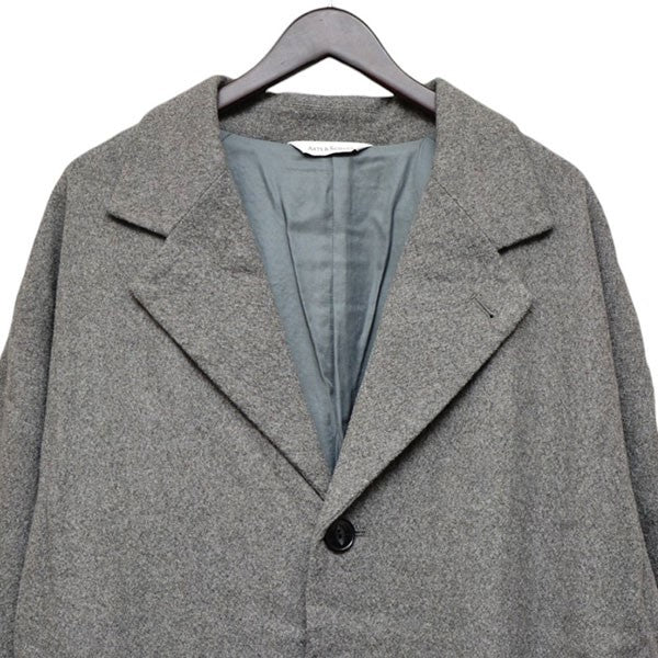 2022AW　Drawstring robe coat　ロングローブコート　0223-U1049-3047