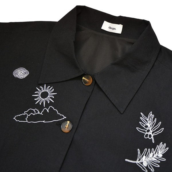 ALLEGE(アレッジ) Embroidery Blouson　刺繍ジャケット　ブルゾン