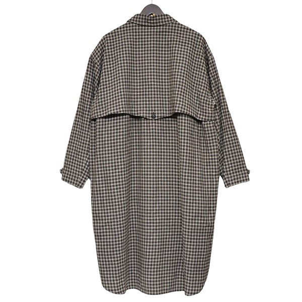ARTS＆SCIENCE(アーツアンドサイエンス) Trench shirt long チェック柄 