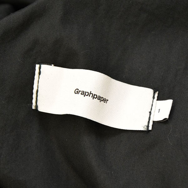 Graphpaper(グラフペーパー) Gartment Dyed Poplin Coat